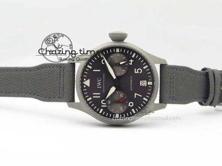 MIROTIME 1230 SunProtective Big Pilot Real PR IW500910 “Patrouille Suisse” ZF 1:1 Best Edition On Gray Nylon Strap 7278